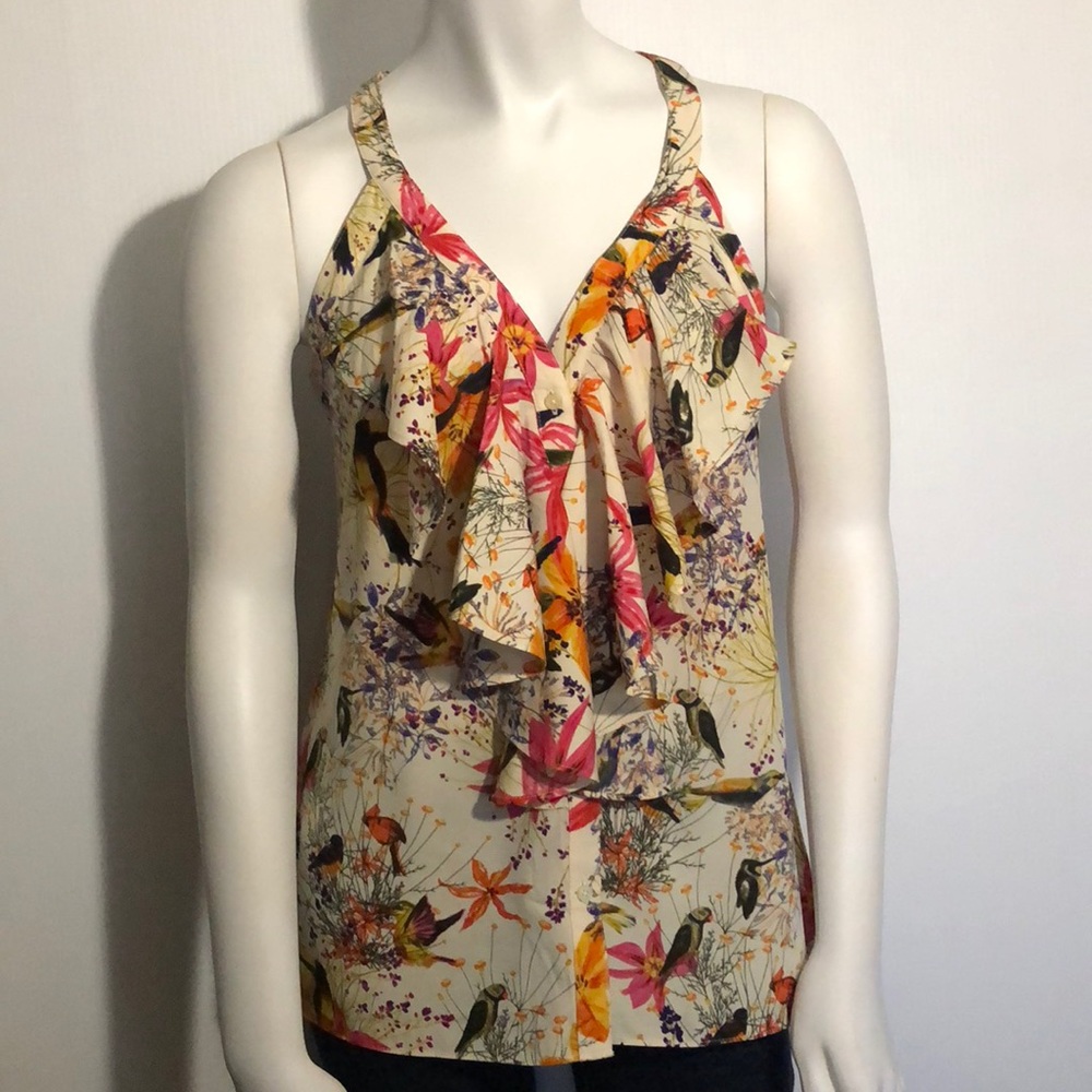 NWT BANANA REPUBLIC SLEEVELESS BIRD TOP (0)